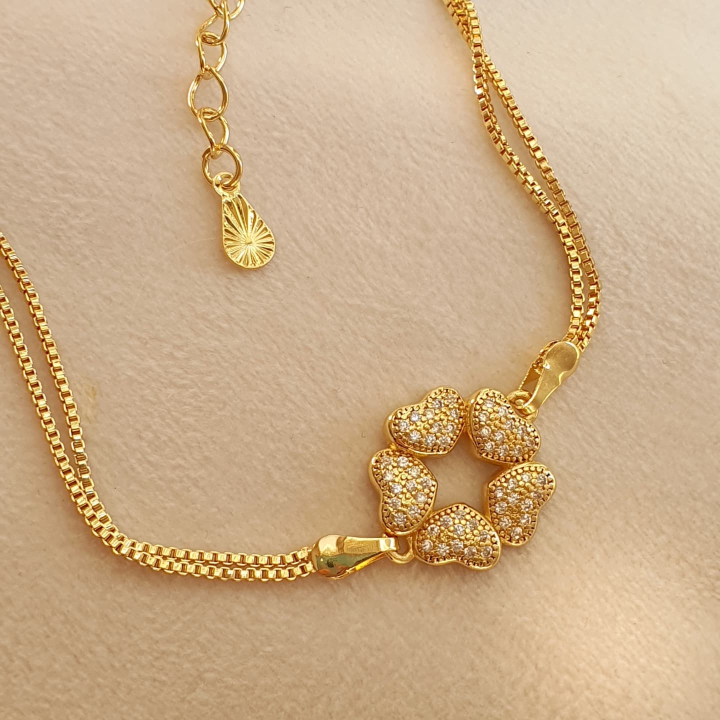 Blossom Twist Armband - Roestvrijstaal Met Bloemenpatroon