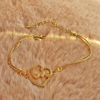 Infinity Heart Armband - Roestvrijstaal Vol Liefde