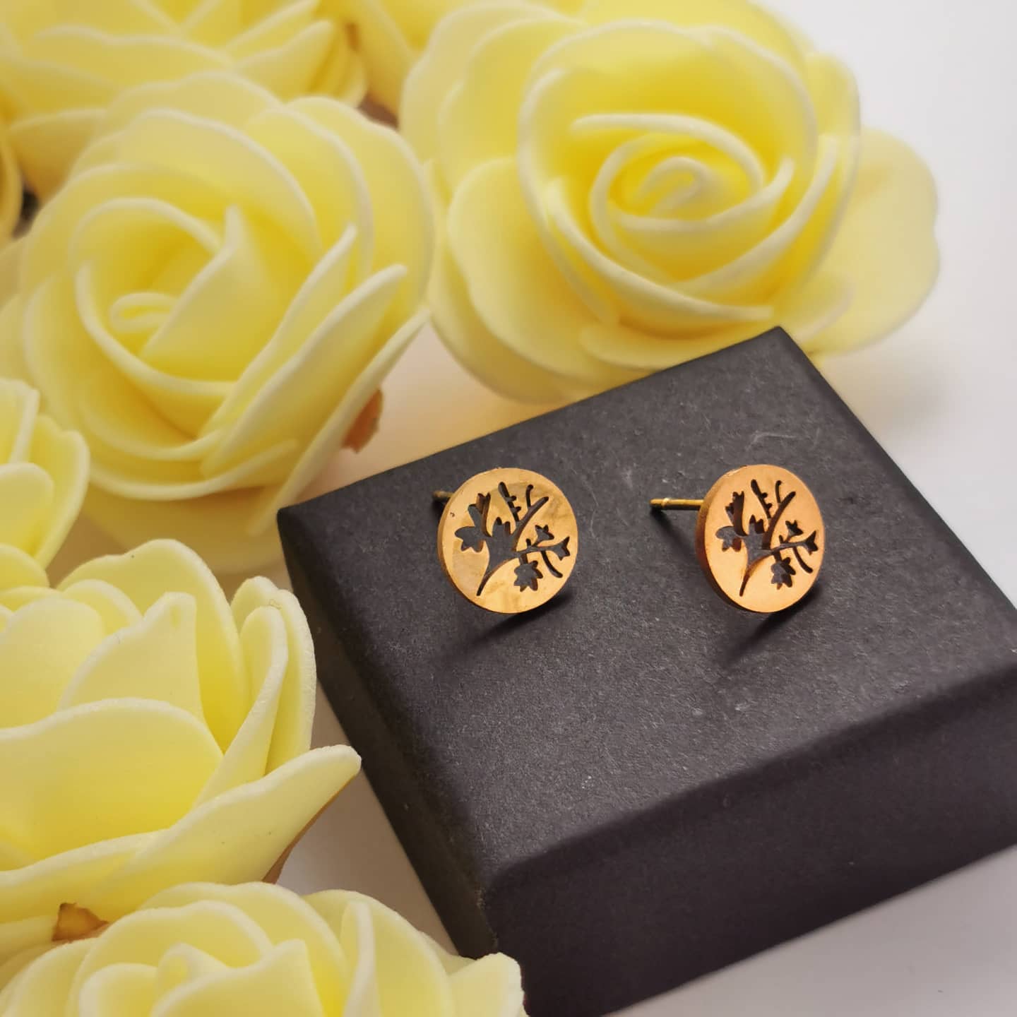 Levensboom Sieraden Set – Roestvrijstalen Ketting + Oorbellen vol Betekenis