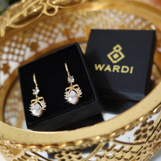 Strikoorbellen met transparante steen